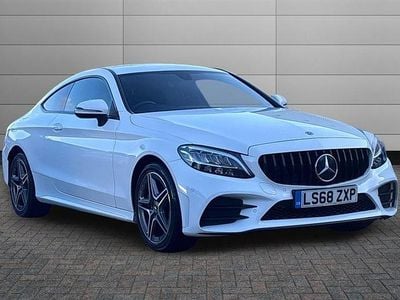 White Used 2018 Mercedes C300 AMG line Coupe | £17,390 (Good price)