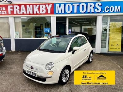 Used Fiat 500 Lounge 69 HP (50 kW) 2015 White Hatchback