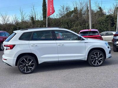 Used Skoda Karoq SportLine 150 HP (110 kW) 2021 White SUV