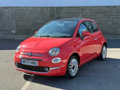 Used Fiat 500 Lounge 69 HP (50 kW) 2017 Pink Hatchback