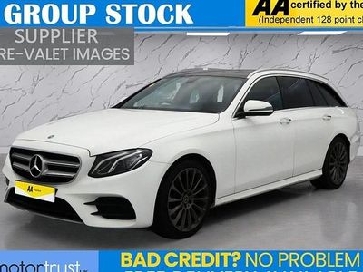 White Used 2018 Mercedes E220 AMG line Estate | £17,395 (Fair price)
