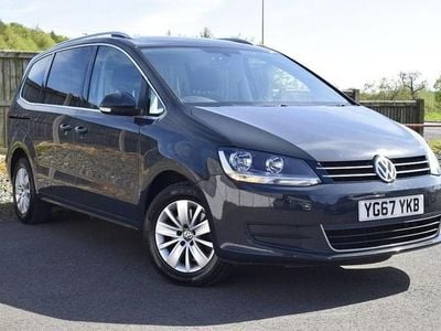 Usado VW Sharan SE 150 HP (110 kW) 2017 Cinzento Monovolume