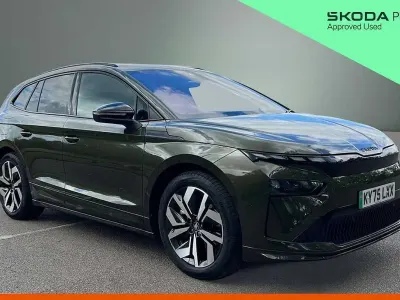 Used Skoda Enyaq iV SportLine 210 kW (286 HP) 2025 Olive green SUV
