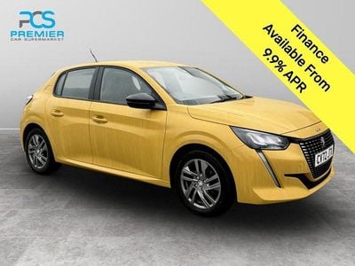 Yellow Used 2022 Peugeot 208 Active Premium Hatchback | £11,195 (Good price)