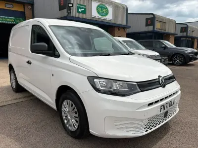 Used VW Caddy S 102 HP (75 kW) 2021 White MPV
