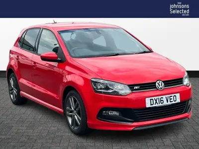 Usado VW Polo R-line 88 HP (64 kW) 2016 Vermelho Citadino