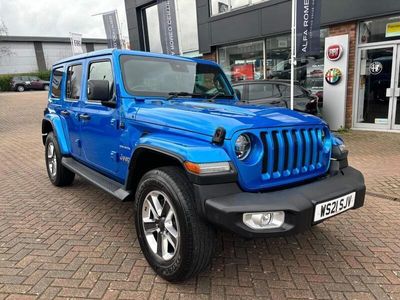 used Jeep Wrangler 2.0 GME SAHARA AUTO 4WD EURO 6 (S/S) 4DR PETROL FROM 2021 FROM TUNBRIDGE WELLS (TN2 3EY) | SPOTICAR