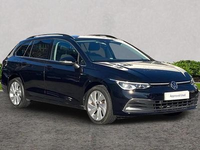 Used VW Golf VIII Style 130 HP (95 kW) 2021 Black Estate