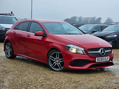 Używany Mercedes A200 AMG line 2015 Czerwony Hatchback