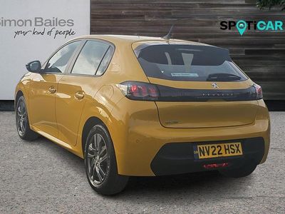 Yellow Used 2022 Peugeot 208 Active Premium Hatchback | £13,240 (Fair price)