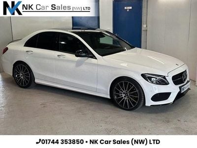 Used Mercedes C250 AMG Line Premium Plus 2016 White Sedan