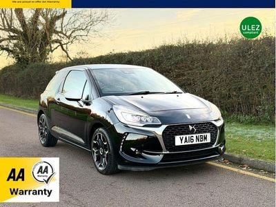 Black Used 2016 DS Automobiles DS3 Prestige Hatchback | £4,350 (Fair price)