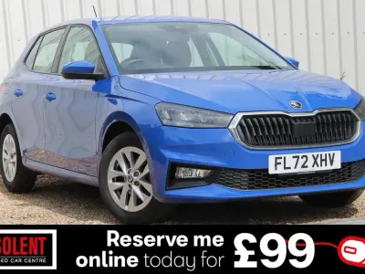 Used Skoda Fabia Comfort 79 HP (58 kW) 2022 Blue Hatchback