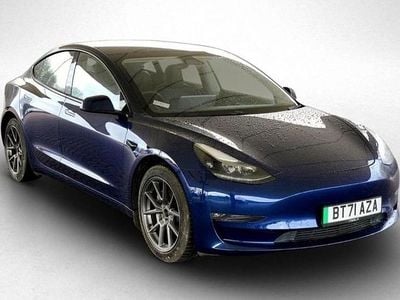Blue Used 2021 Tesla Model 3 Long Range AWD Sedan | £15,999 (Fair price)
