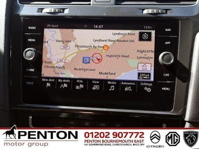 Used VW Golf VII Match 150 HP (110 kW) 2019 Blue Hatchback