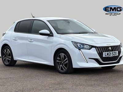 Used Peugeot 208 Allure 100 HP (73 kW) 2021 White Hatchback