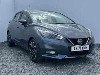 Begagnad Nissan Micra Acenta 92 HK (67 kW) 2021 Grå Halvkombi