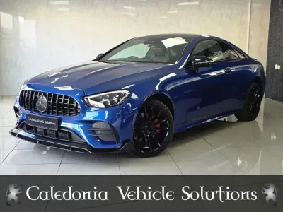 Used Mercedes E300 AMG line 2023 Orange Coupe