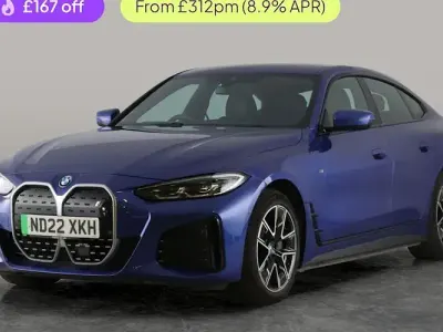 Used BMW i4 M Sport 250 kW (340 HP) 2022 Blue Sedan