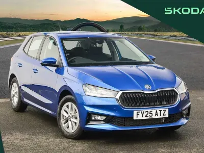 Used Skoda Fabia SE 113 HP (83 kW) 2025 Race blue metallic Hatchback