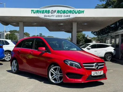 Used Mercedes B200 AMG Line Premium Plus 2017 Red Hatchback