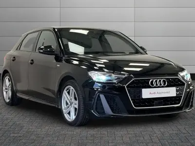 Used Audi A1 Sportback S-Line 148 HP (108 kW) 2022 Mythos black Hatchback