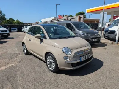 Used Fiat 500 Lounge 69 HP (50 kW) 2015 Beige Hatchback