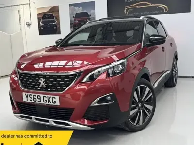 Used Peugeot 3008 GT-line 131 HP (96 kW) 2019 Red SUV