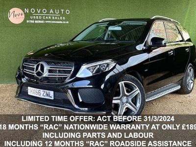 used Mercedes E500 GLE-Class 4x4 (2016/66)GLE4Matic AMG Line Prem Plus 5d 7G-Tronic