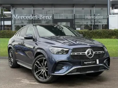 Used Mercedes GLE400 AMG Line Premium Plus 381 HP (280 kW) 2024 Blue Coupe