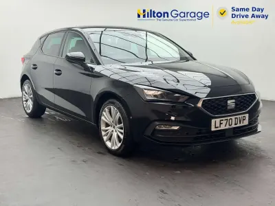 Used Seat Leon SE Dynamic 110 HP (80 kW) 2021 Black Hatchback