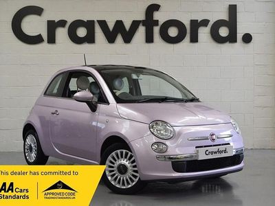 Used Fiat 500 Lounge 69 HP (50 kW) 2014 Pink Hatchback