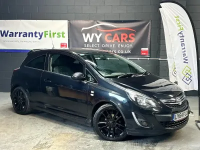 Used Vauxhall Corsa Edition 86 HP (63 kW) 2014 Black Hatchback