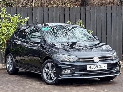 Used VW Polo R-line 115 HP (84 kW) 2019 Black Hatchback