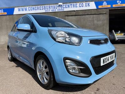 Used Kia Picanto 84 HP (61 kW) 2014 Blue Hatchback