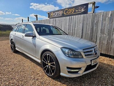 Silver Used 2013 Mercedes C200 AMG Estate | £5,295 (Good price)