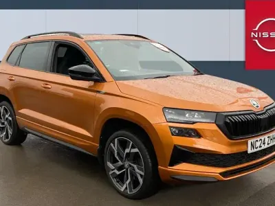 Used Skoda Karoq SportLine 150 HP (110 kW) 2024 Orange SUV