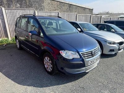 Used VW Touran S 90 HP (66 kW) 2007 Blue MPV