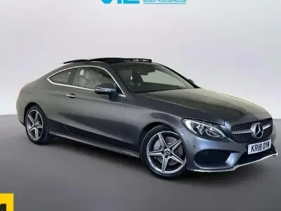 Used Mercedes C250 AMG Line Premium Plus 204 HP (150 kW) 2018 Grey Coupe