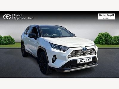 Used Toyota RAV4 2021 White/black SUV