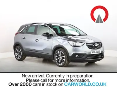 Used Vauxhall Crossland X Elite 83 HP (61 kW) 2018 Grey SUV