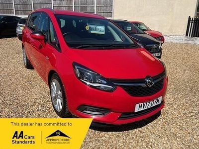 Used Vauxhall Zafira SRi 140 HP (102 kW) 2017 Red MPV