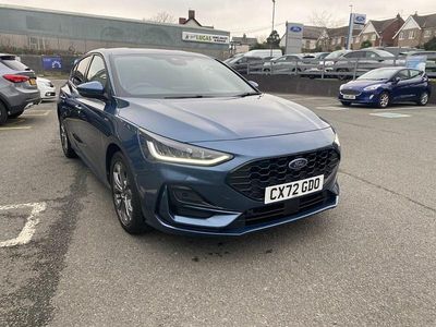 Used Ford Focus ST-Line 125 HP (91 kW) 2022 Blue Hatchback