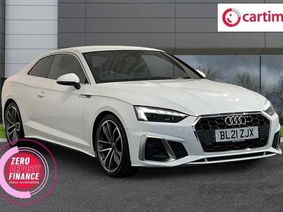 Used Audi A5 S-Line 150 HP (110 kW) 2021 White Coupe