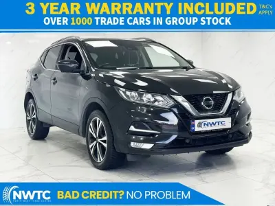 Used Nissan Qashqai N-Connecta 140 HP (102 kW) 2019 Black SUV