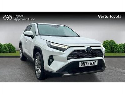 White Used 2022 Toyota RAV4 Hybrid SUV | £27,765 (Fair price)