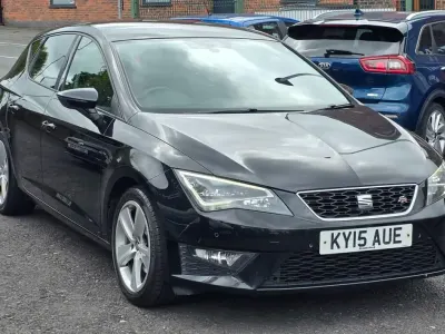 Begagnad Seat Leon FR 2015 Svart Halvkombi