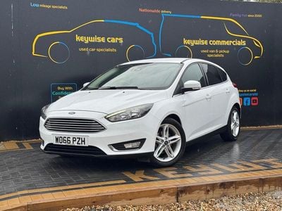 White Used 2017 Ford Focus Titanium Hatchback | £8,290 (Good price)