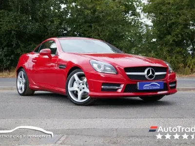 Used Mercedes SLK250 AMG 204 HP (150 kW) 2014 Red Cabriolet