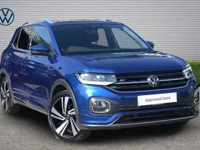 Used VW T-Cross R-line 110 HP (80 kW) 2022 Blue SUV